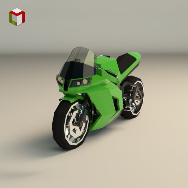 3D Motocicleta Pop 110i Para Jogos Low Poli model - TurboSquid 1973789