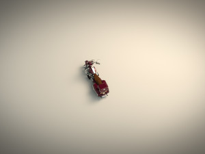 low poly motorcycle 05 3D Model