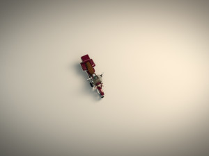 low poly motorcycle 05 3D Model