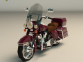 low poly motorcycle 05 Modello 3D