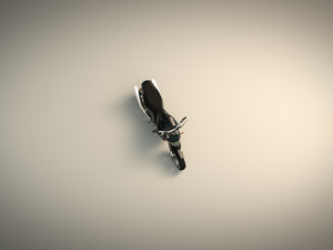 low poly motorcycle 06 Modelo 3D