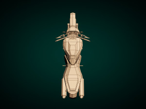 low poly motorcycle 06 Modelo 3D