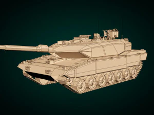 serbatoio in poli basso 04 Modello 3D