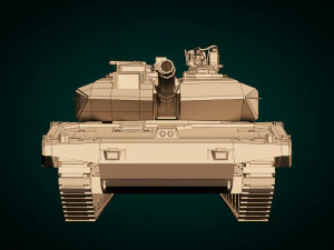 serbatoio in poli basso 04 Modello 3D