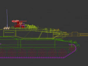 serbatoio in poli basso 04 Modello 3D