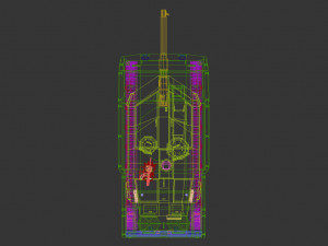 low poly tank 04 3D Model
