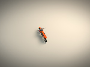 low poly dirt bike 01 Modèle 3D