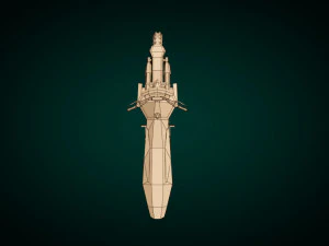 low poly dirt bike 01 3D Model