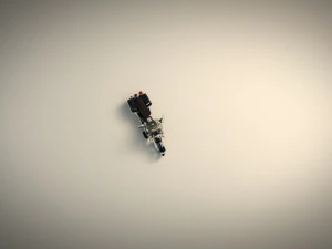 Motocicletta della polizia low poly 01 Modello 3D