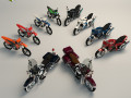 low poly motorcycle pack 02 Modèle 3D
