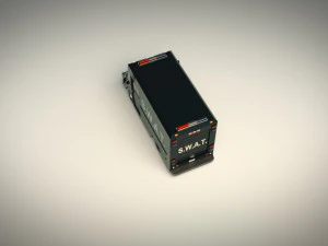 furgone swat low poly 01 Modello 3D