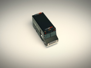 low poly swat van 01 3D-Modell