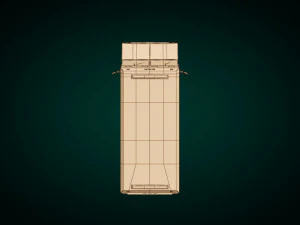 furgone swat low poly 01 Modello 3D