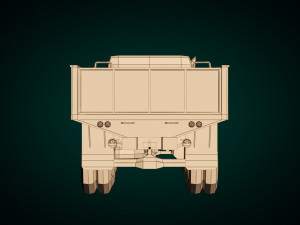 low poly vintage truck 01 Model 3D