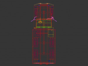 low poly vintage truck 01 Model 3D