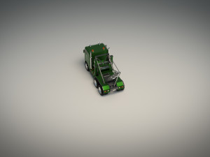 low poly vintage truck 04 3Dモデル