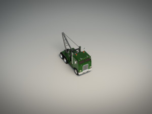 low poly vintage truck 04 3Dモデル