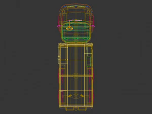 camion militare low poly 03 Modello 3D