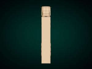 Low poly cargo truck 02 Model 3D