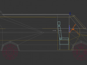 low poly a-team van 3D 모델