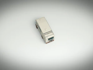 low poly motorhome 01 3D Model