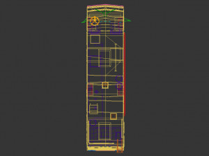 low poly motorhome 02 Model 3D