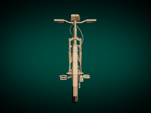 low poly mountain bike 3D Model
