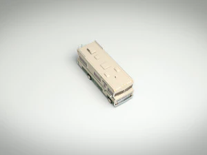 Low-Poly-Wohnmobil 03 3D Modell