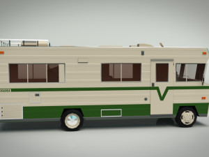 Low poly motorhome 03 3D Модель