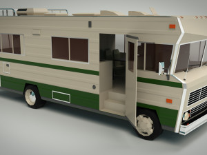 Low poly motorhome 03 3D Модель