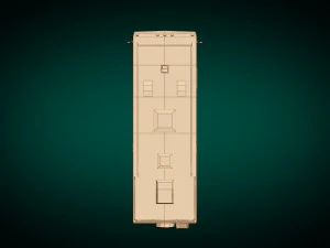 Low-Poly-Wohnmobil 03 3D Modell