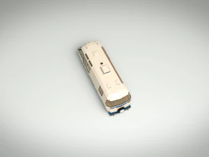 camper low poly 04 Modello 3D