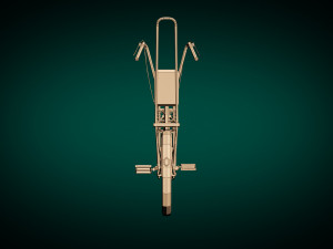 low poly chopper bike Modèle 3D