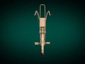 low poly chopper bike 3D Model