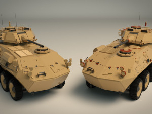 low poly tank 05 3D Model
