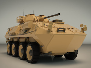 low poly tank 05 3D Model