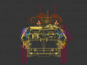 serbatoio in poli basso 05 Modello 3D