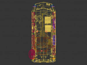 serbatoio in poli basso 05 Modello 3D
