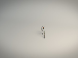 low poly antique bike Model 3D