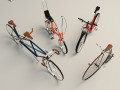 low poly bike pack 02 Model 3D