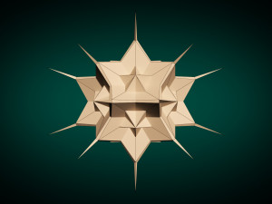 low poly virus pack 02 Modello 3D