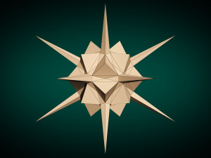 low poly virus pack 02 Modello 3D