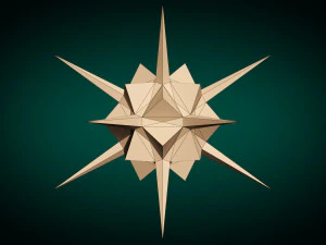 low poly virus pack 02 3D Model