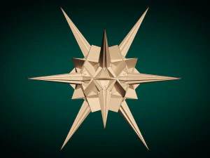 low poly virus pack 02 3D Model