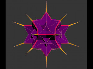 low poly virus pack 02 Modello 3D
