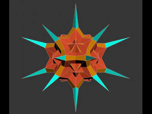 low poly virus pack 02 3D Model