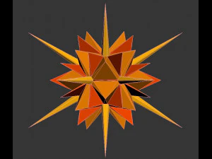 low poly virus pack 02 3D Model