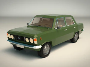 Low-Poly-Limousine 11 3D Modell
