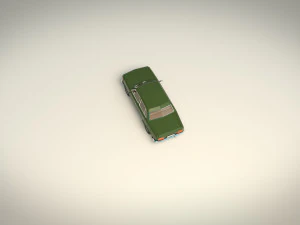 Low-Poly-Limousine 11 3D Modell