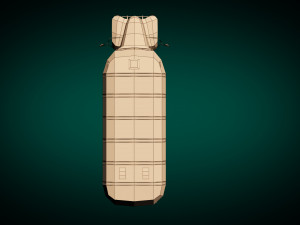 low poly vintage bus 01 3D-Modell
